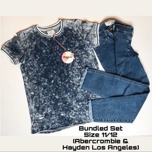 Top & Denim Bundle Size 11/12Y